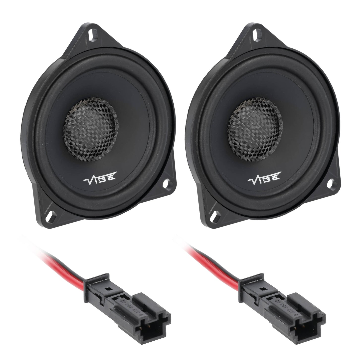 Vibe by Metra Electronics Plug-N-Play 4″ Midwoofer Speaker Kit - Fits Select Tes - View 1