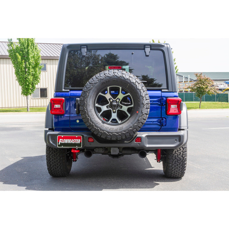 Flowmaster Outlaw Cat-Back Exhaust System for Jeep Wrangler JL 3.6L (2018-2026)