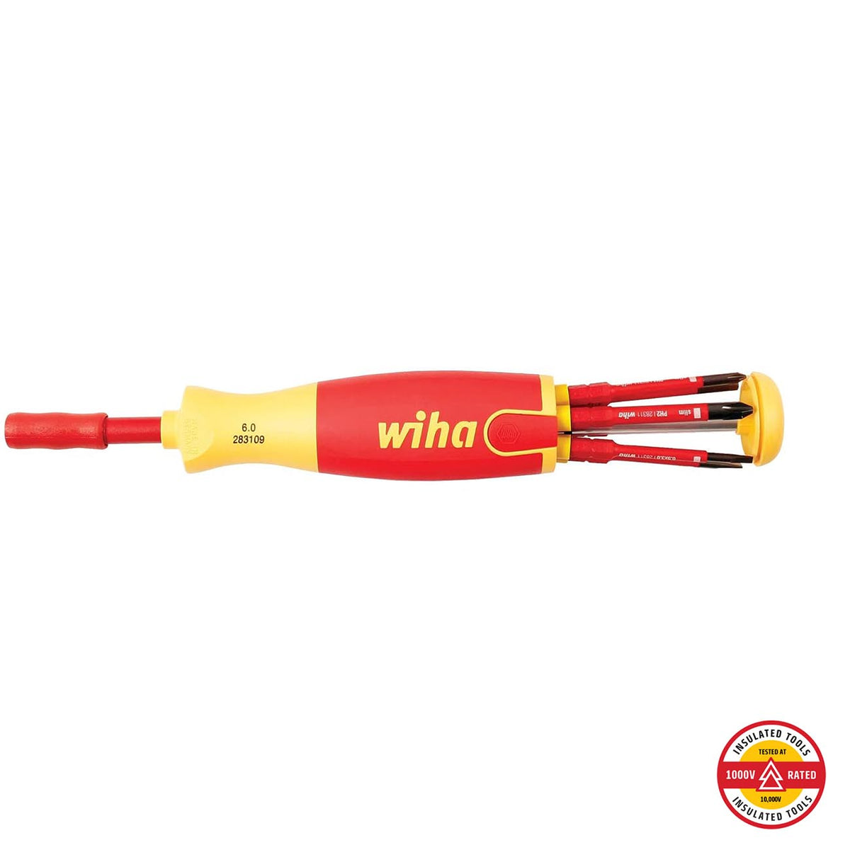 Wiha SlimLine Insulated 6-in-1 Multi-Driver 7-Piece Set
