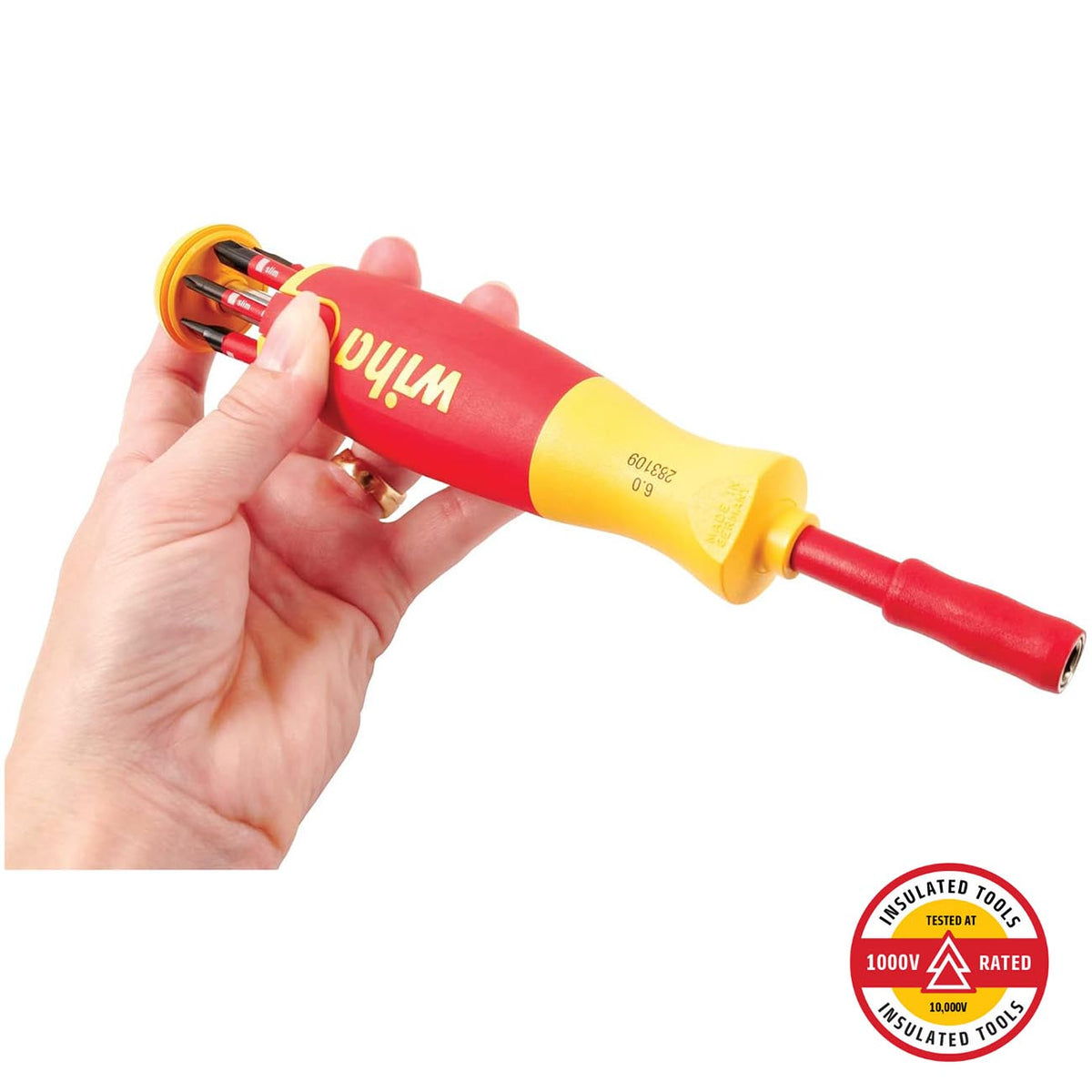 Wiha SlimLine Insulated 6-in-1 Multi-Driver 7-Piece Set