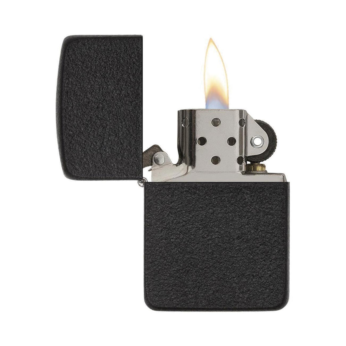 Zippo 1941 Replica Windproof Lighter with Black Crackle Finish