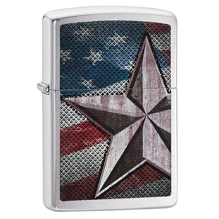 Zippo American Flag Retro Star Windproof Lighter