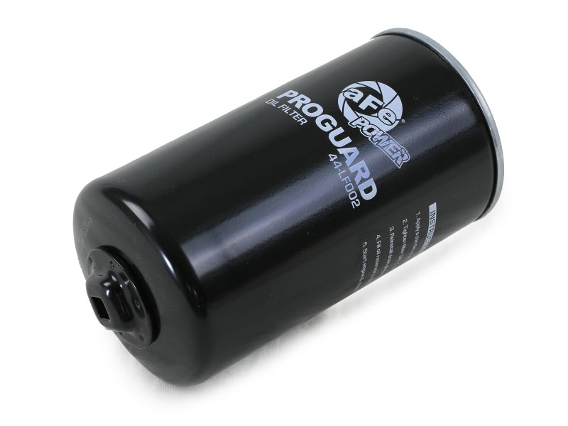 aFe ProGuard D2 Oil Filter 44-LF002-MB for 1989–2007 Dodge Diesel Trucks, 4-Pack