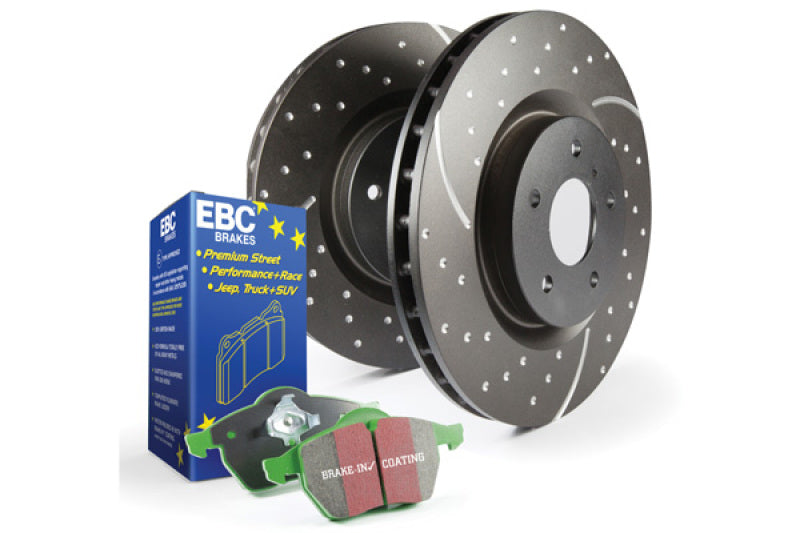 EBC S3 Kit Greenstuff Brake Pads and GD Rotors ebcS3KF1332 for 2015-2017 Ford F-150