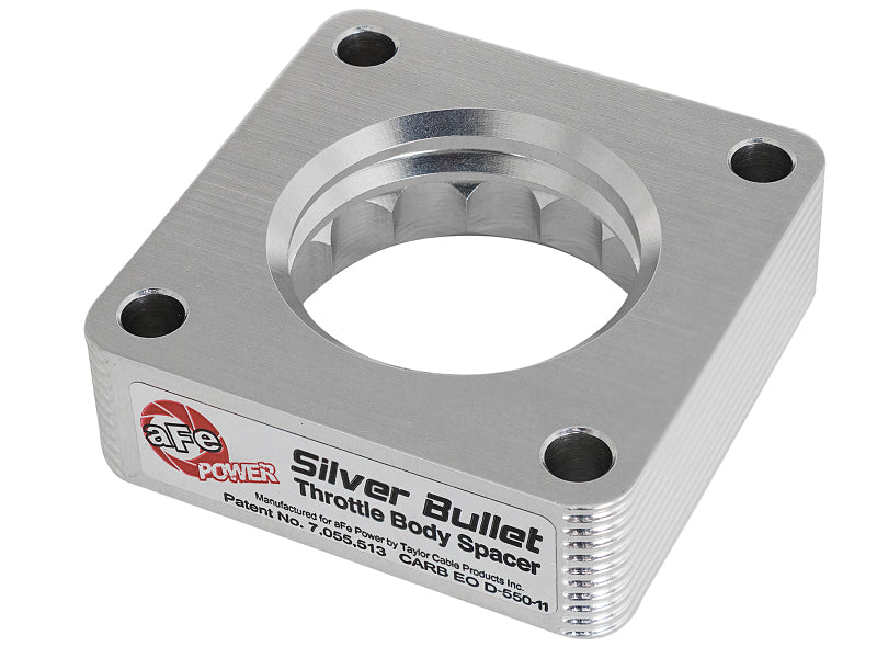 aFe Silver Bullet Throttle Body Spacer Kit AFE46-35001 for Jeep Wrangler YJ/TJ 4.0L