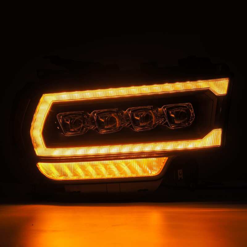 AlphaRex NOVA LED Projector Headlights for 2019-2020 Ram 2500, Plank Style, Black Housing
