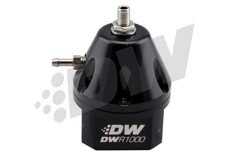 DeatschWerks DWR2000 Adjustable Fuel Pressure Regulator, Titanium, Dual -10AN Inlets and -8AN Outlet