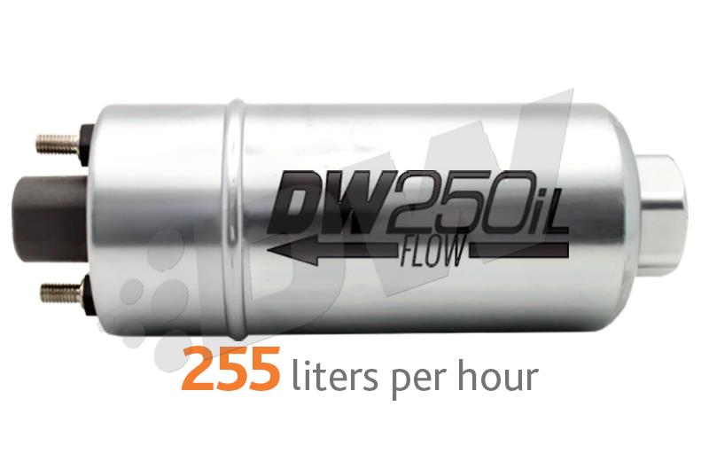 DeatschWerks DWK9-250 DW250iL 250 LPH External Inline Fuel Pump