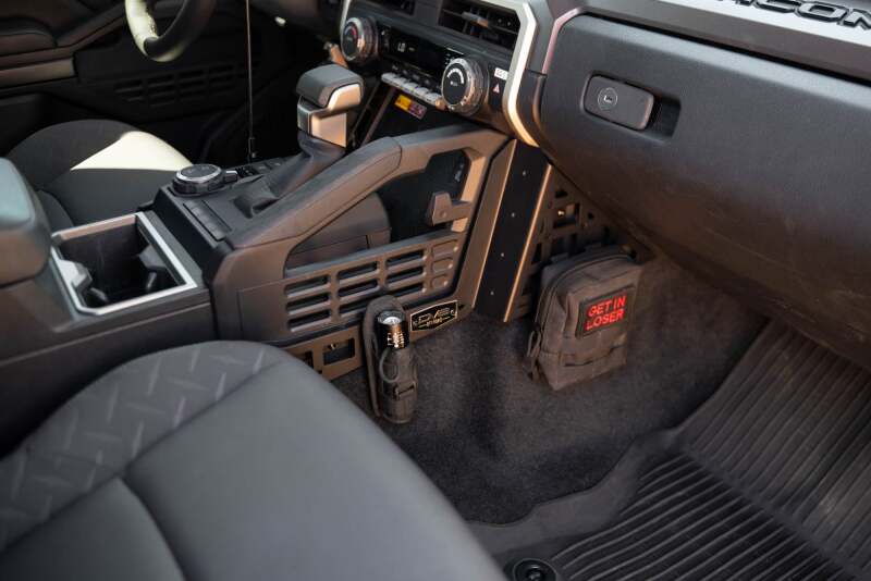 DV8 Offroad Center Console Molle Panels and Digital Device Mount for 2024-2025 Toyota Tacoma, Part Number dveCCT1-02
