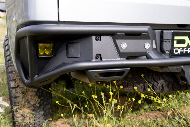 DV8 Offroad Tube Rear Bumper for 2019–2025 Chevy Silverado and GMC Sierra 1500, Part Number dveRBCS1-04