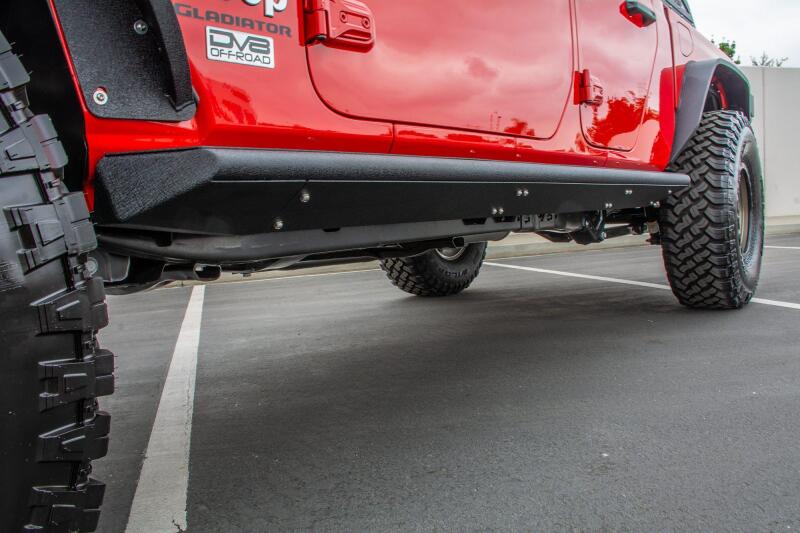 DV8 Offroad SRGL-02 Rock Sliders with Side Steps for 2019-2025 Jeep Gladiator JT