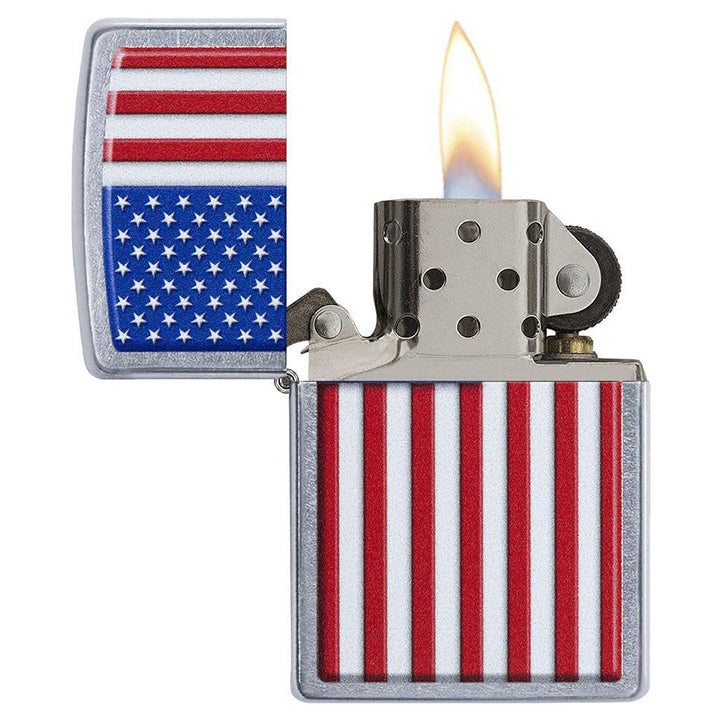 Zippo 207 Patriotic Windproof Pocket Lighter