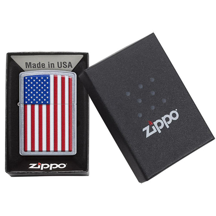 Zippo 207 Patriotic Windproof Pocket Lighter