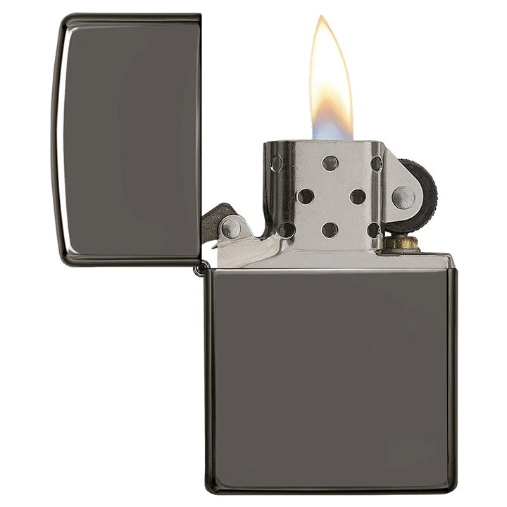 Zippo Black Ice Windproof Lighter with Pipe Insert