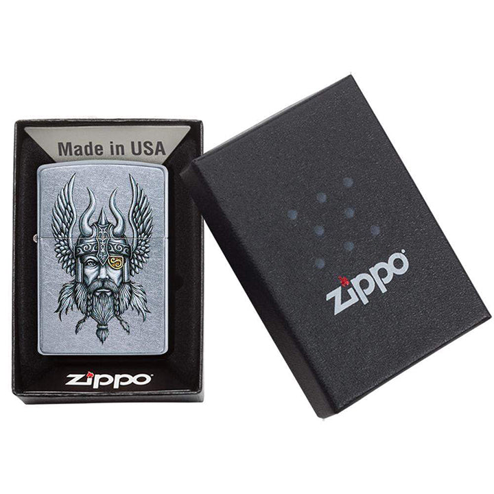 Zippo 207 Viking Warrior Design Windproof Lighter