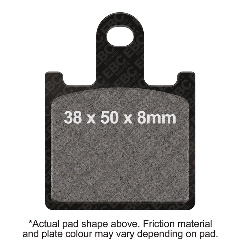 EBC Powersports FA417/4HH Double-H Sintered Front Brake Pads for Kawasaki