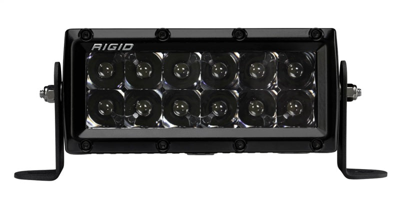 Rigid Industries 6-Inch E-Series PRO Spot LED Light Bar, Midnight Edition - RIG106213BLK