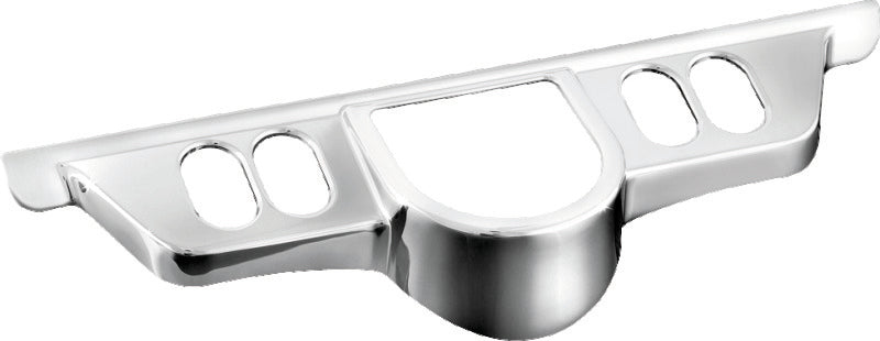 Kuryakyn 3783 Chrome Switch Panel Accent for Harley-Davidson Touring Models