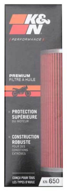 K&N Engineering KN-650 Premium Powersports Cartridge Oil Filter