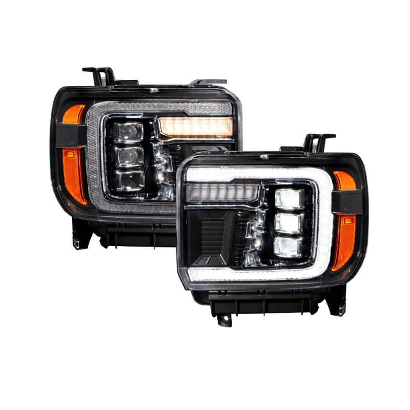 FORM Lighting 2014-2019 GMC Sierra LED Projector Headlights (Pair) - Modern Upgrade and Full Functionality