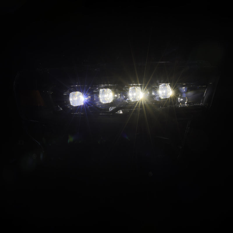 AlphaRex 25-26 Dodge Ram 1500 NOVA LED Projector Headlights - Alpha Black with Activation Light, Sequential Signal, and Switchback Function