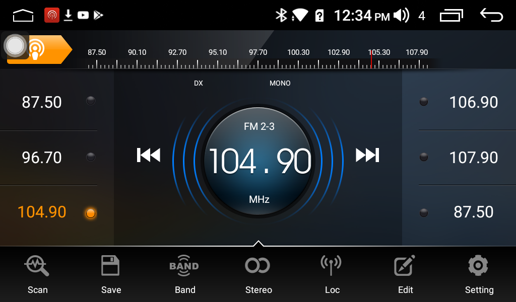 Linkswell IQ Radios - 9" Android Touch Screen (LWIQ09-201) - View 5