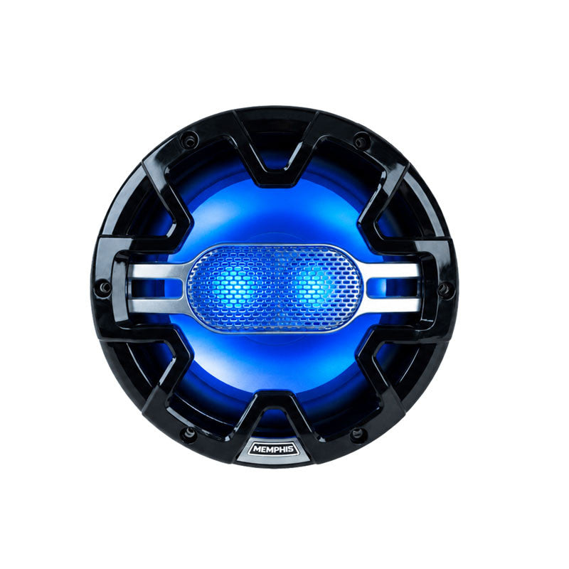 Memphis - MM603 - MARINE 6.5" 2-WAY SPKR B&W GRILLES WITH RGB LED