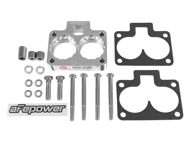 aFe Silver Bullet Throttle Body Spacer Kit AFE46-32001 for Dodge Trucks 5.2L/5.9L V8