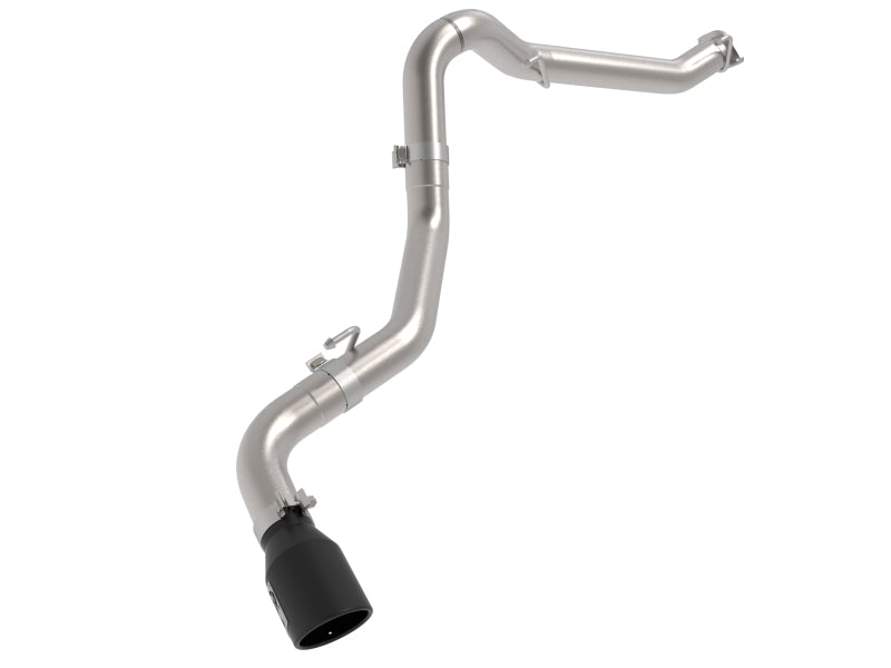 aFe Vulcan Series 3-Inch 304 Stainless Steel DPF-Back Exhaust System with Black Tip for 2021-2023 Jeep Gladiator 3.0L V6 Diesel, Part 49-38093-B