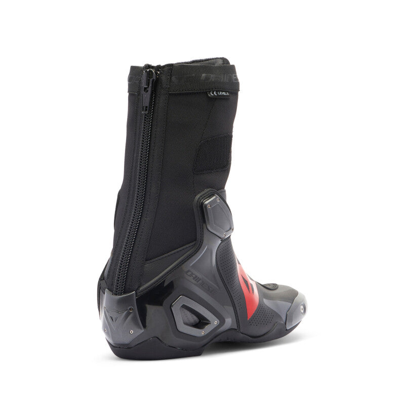 Dainese Axial 2 Air Boots Black/Black/Red Fluorescent Size - 44