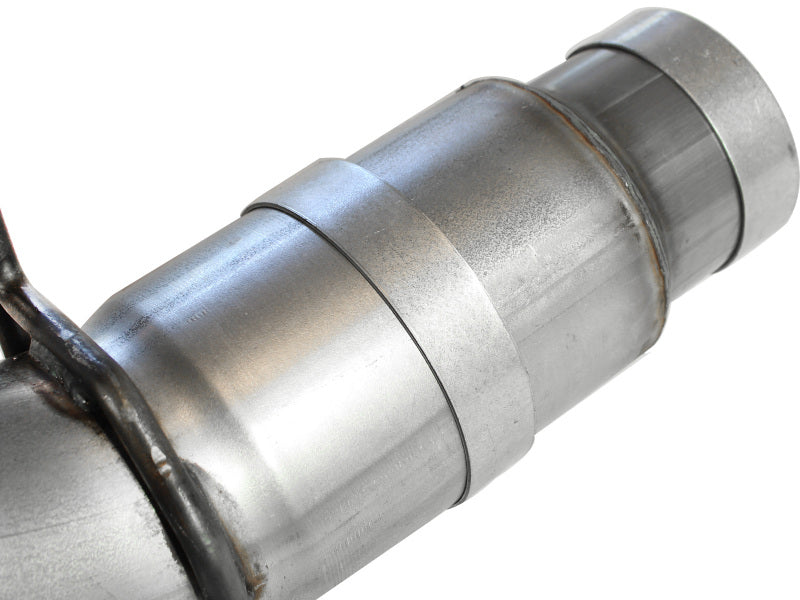 aFe ATLAS 49-04041 5-Inch Aluminized Steel DPF-Back Exhaust System for 2011-2014 GM 6.6L LML Diesel Trucks