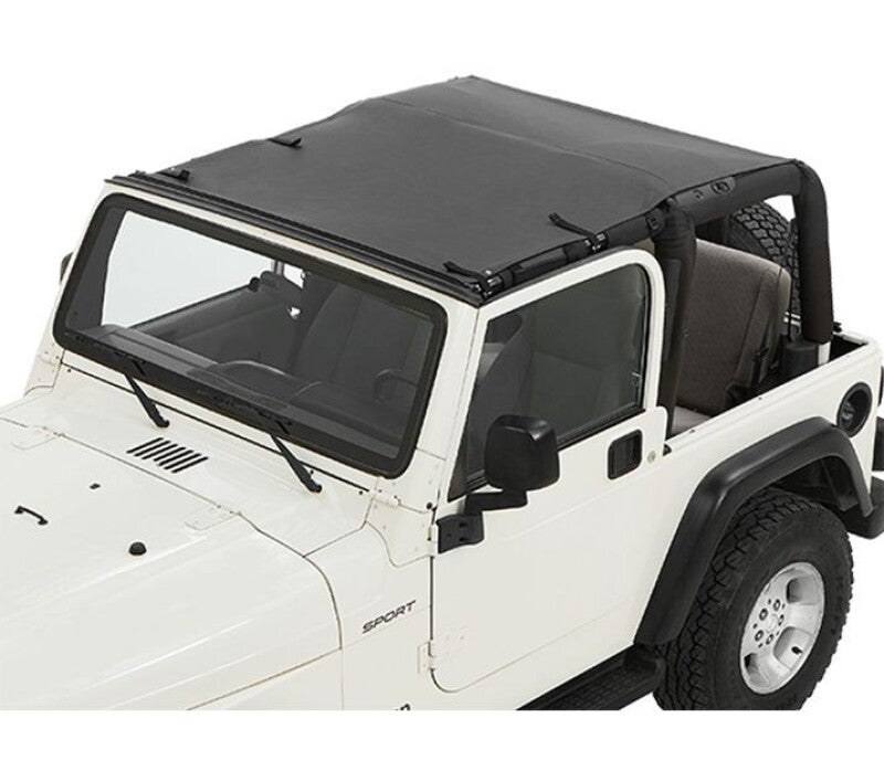 Bestop 97-06 Jeep Wrangler TJ Sun Safari Bikini Top - Black Diamond