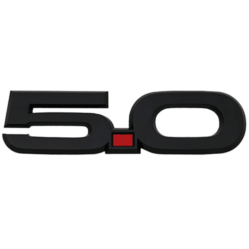 Ford Racing FRPM-1447-M50AB 2015–2019 Ford Mustang 5.0 Fender Emblems, Black