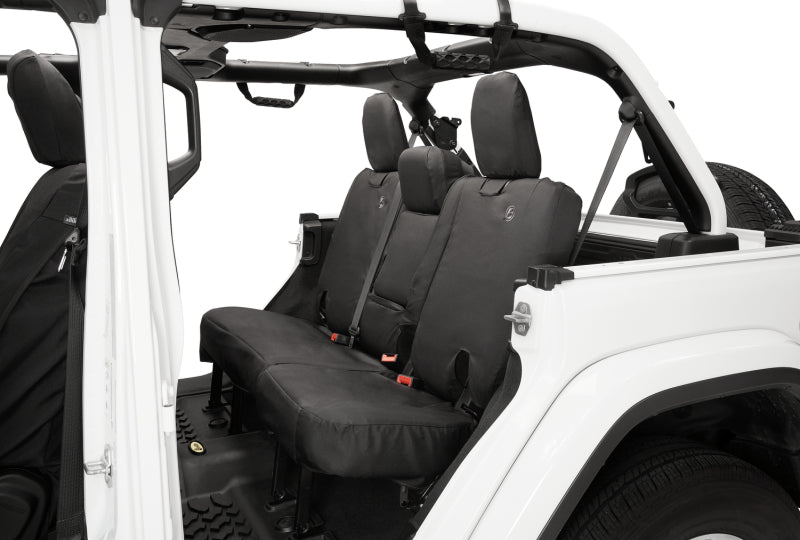 Bestop Jeep Wrangler JL 2018-2023 Rear Seat Cover with Fold Down Armrest – Black Diamond