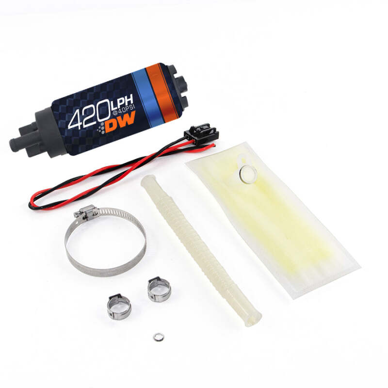 DeatschWerks DWK9-421-1031 DW420 Series 420 LPH In-Tank Fuel Pump with Install Kit for BMW E36 and E46