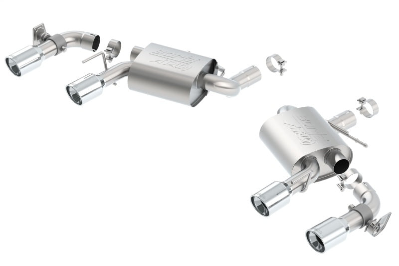 Borla 11925 ATAK Axle-Back Exhaust System for 2016-2024 Chevrolet Camaro SS and 2020-2024 LT1 6.2L V8 with Dual-Mode Exhaust