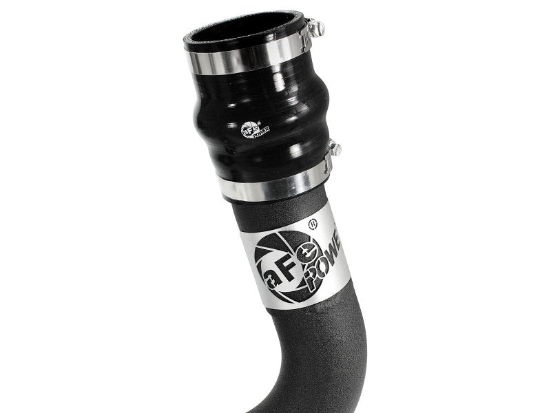 aFe BladeRunner 2.5-Inch Aluminum Cold Charge Pipe, Black, Ford Focus ST 2013-2017 2.0L Turbo, Part Number 46-20189-B