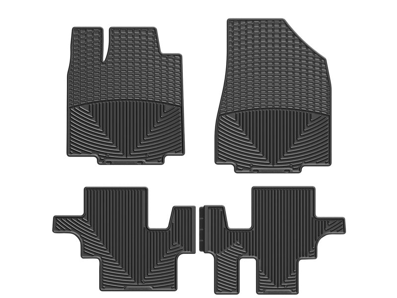 WeatherTech 14+ Toyota Corolla Front and Rear Rubber Mats - Black