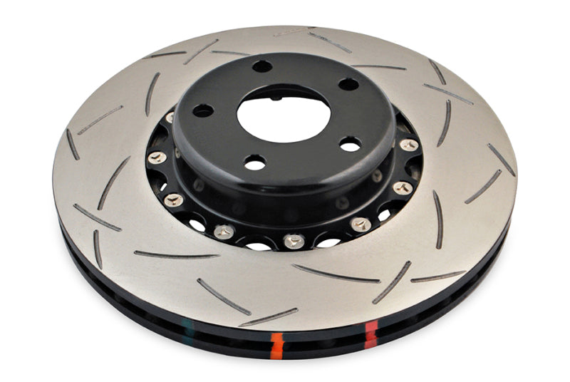DBA 5010BLKS 5000 Series T3 Front Slotted 2-Piece Rotor with Black Hat