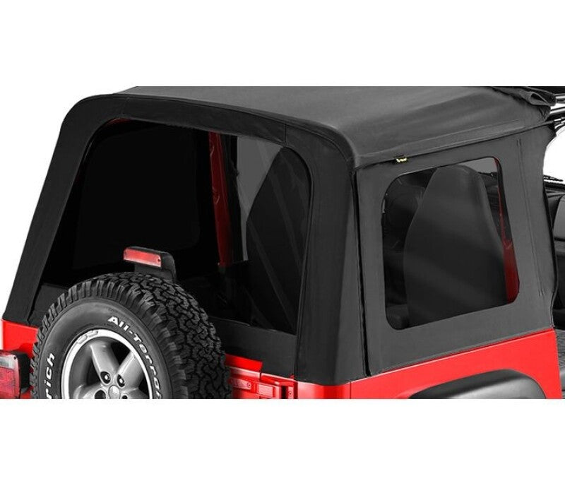 Bestop 97-06 Jeep Wrangler TJ Tinted Window Set (Sunrider, Black Denim) - Part number bes58699-15