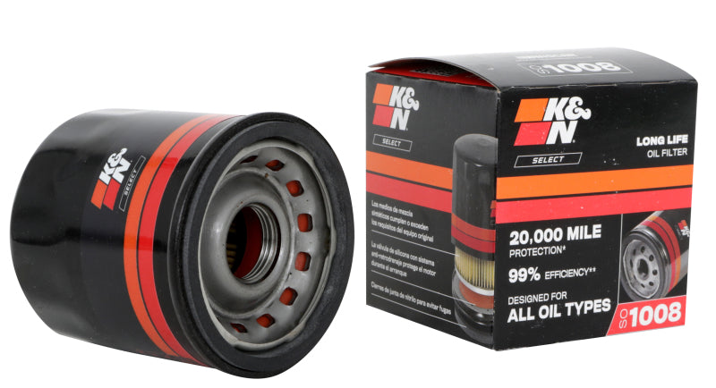 K&N Engineering Select Oil Filter knnSO-1008 for 2025 Infiniti QX50 2.0L