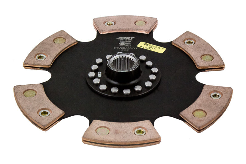 ACT 6240018 6-Pad Rigid Race Clutch Disc for Select Subaru Legacy Applications