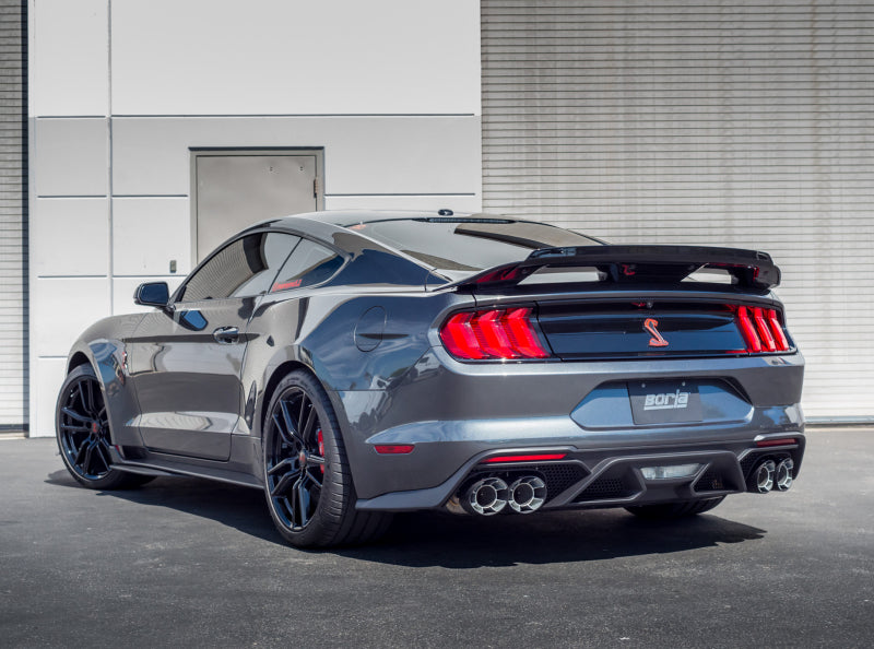 Borla 140837CF ATAK Cat-Back Exhaust System with Carbon Fiber Tips for 2020-2023 Ford Mustang Shelby GT500