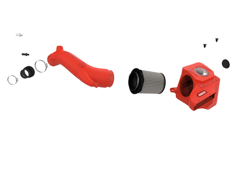 aFe Takeda Momentum Cold Air Intake System with Pro DRY S Filter for 2019-2022 Hyundai Veloster N 2.0L Turbo, Red - Part Number 56-70021DR