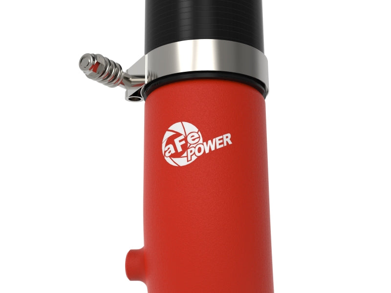 aFe BladeRunner Aluminum Hot and Cold Charge Pipe Kit, Textured Red, Part Number 46-20814-R