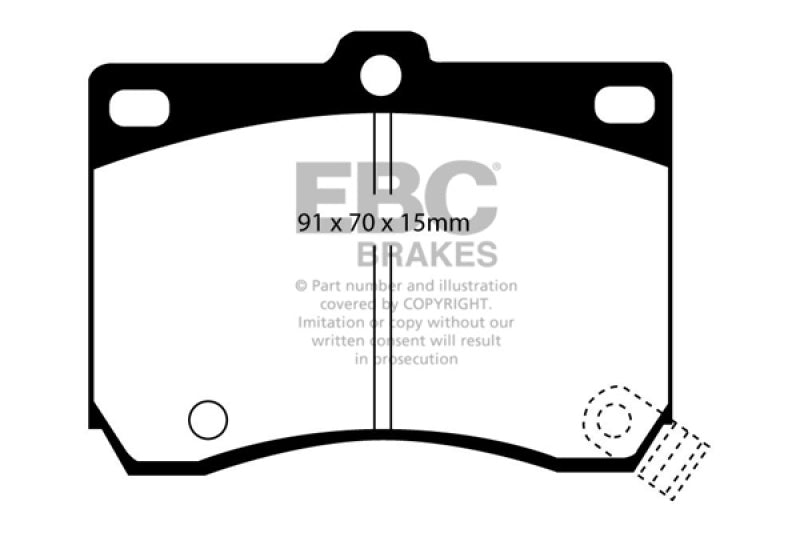 EBC Yellowstuff Brake Pad Sets