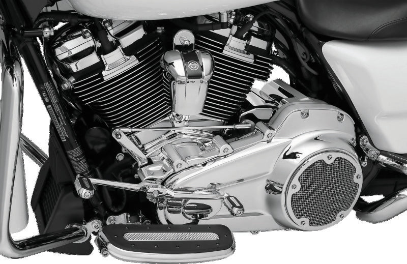 Kuryakyn 6413 Inner Primary Cover for 2017-Up Harley-Davidson Touring Models, Chrome