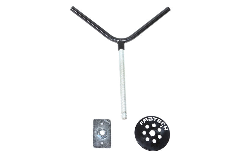 Fabtech fabFTT10001BK Universal Flat Spare Tire Mount - Black