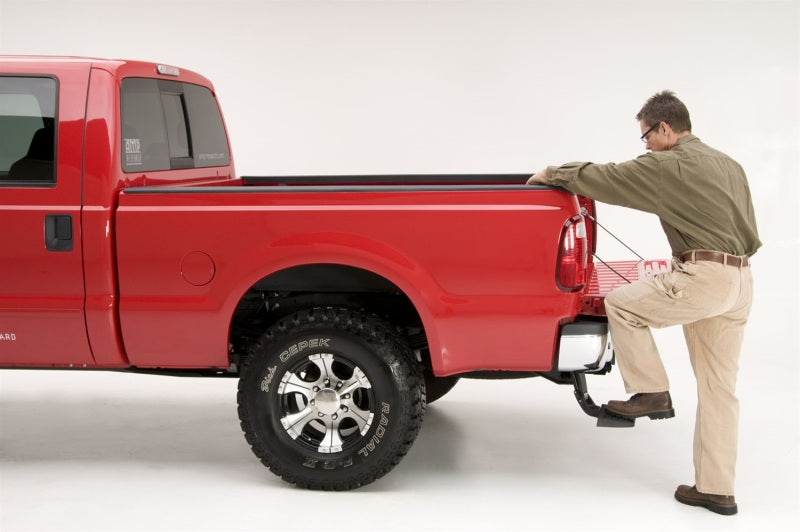 AMP Research BedStep Retractable Rear Bumper Step AMP75303-01A for 1999–2016 Ford F-250, F-350 and F-450