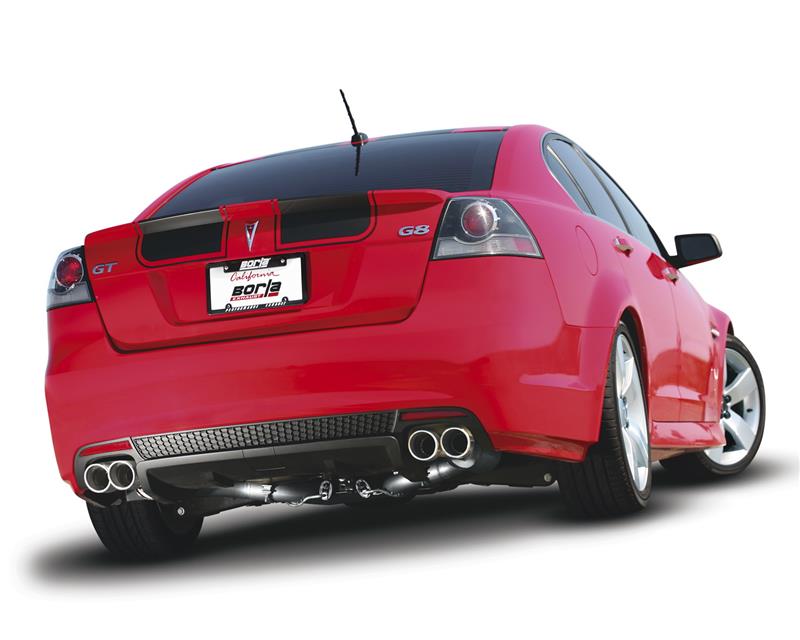 Borla 140287 S-Type Cat-Back Exhaust System with X-Pipe for 2008-2009 Pontiac G8 GT and GXP V8